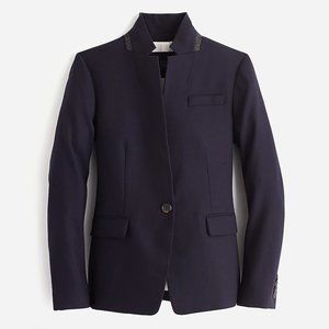 J. Crew Regent blazer in wool flannel - Navy Size 0P